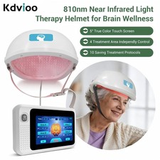 810nm NIR Light Therapy Helmet 4 Zone Control 448 Diodes For Parkinson Alzheimer