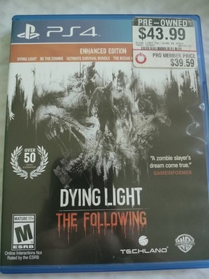 Dying Light: The Following -- Enhanced Edition (Sony PlayStation 4, 2016)