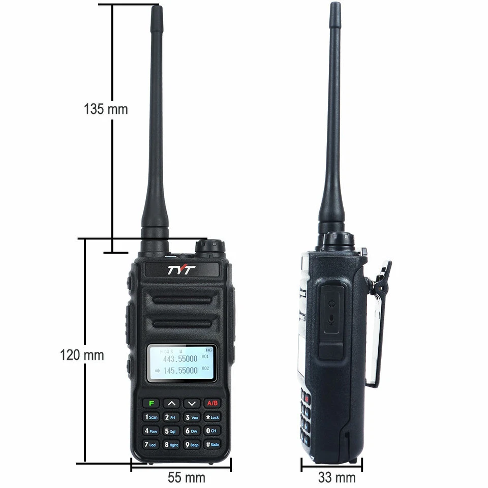 TYT TH-UV88 VOX Dual Band Walkie Talkie VHF 136-174MHz & UHF 400-480MHz 5W 200CH - Image 4 of 4