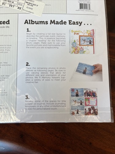 12x12 We R Memory Keepers Ring Albums Made Easy #50033-9 Pkg Of 10 Photo Sleeves - Imagen 8 de 9