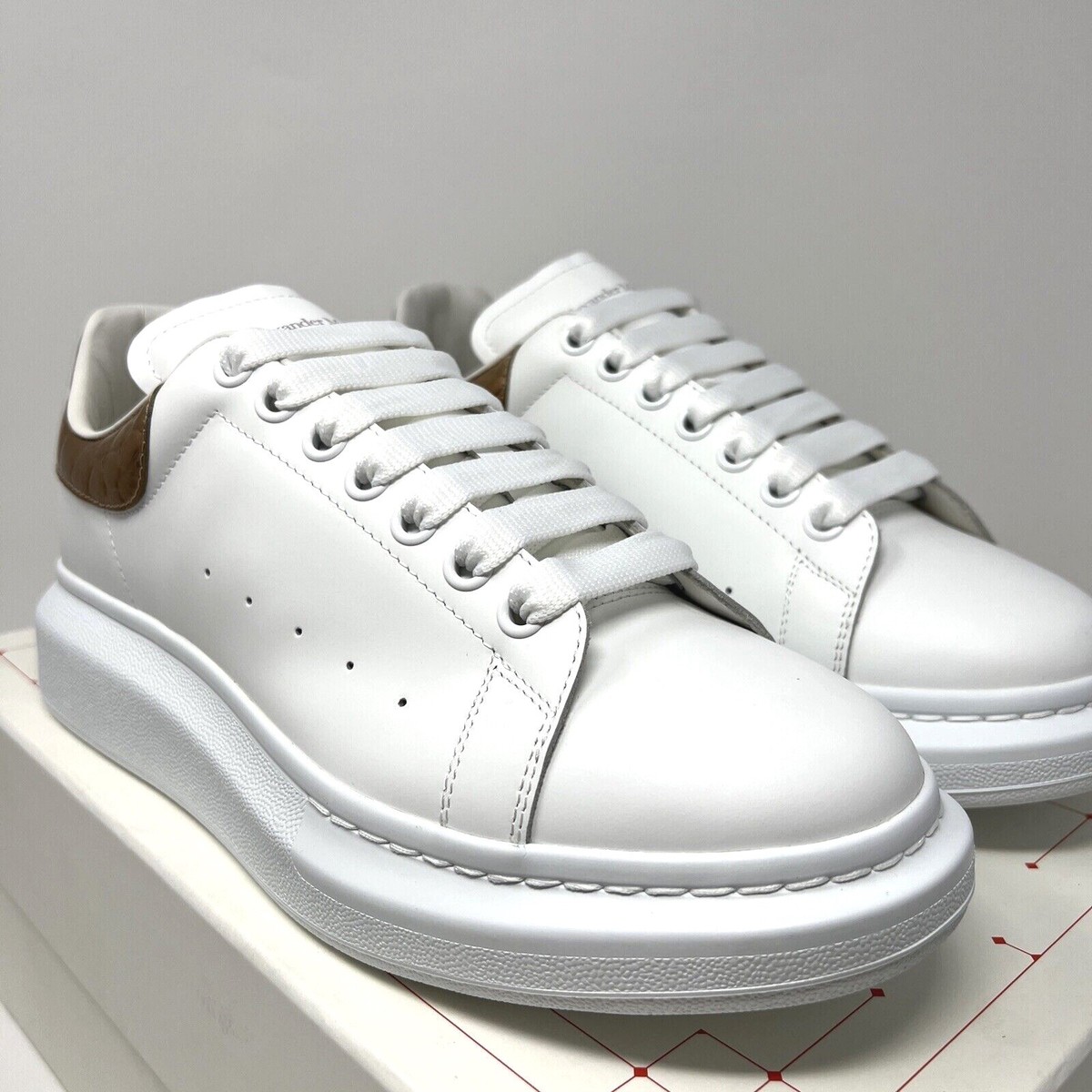 Alexander McQueen Men's Oversized Platform Sneakers 9 US