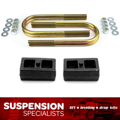 2'' Rear Lift Kit For 1997-2004 Ford F150 4X4 Blocks w/ U-bolts