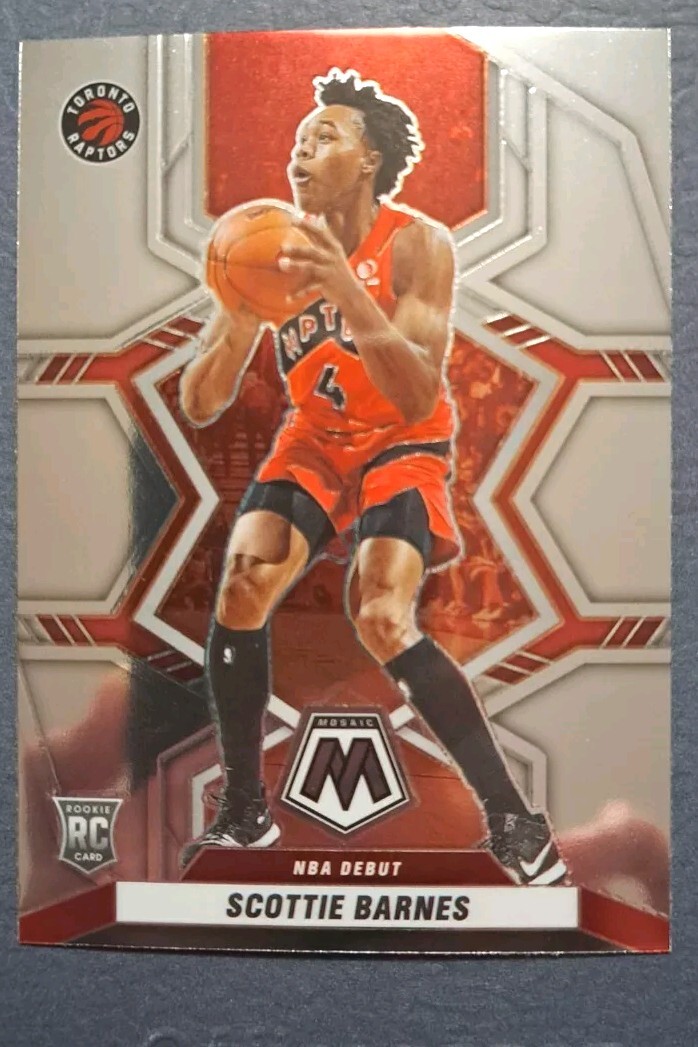 2021-22 Panini Mosaic - NBA Debut Silver Prizm #264 Scottie Barnes (RC)