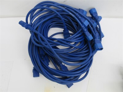 SPFC1418E97C, C14 Male Plug to C13 Power Cord, 8' Long, 10A / 250Volt, 10 Pack