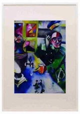 Chagall Untitled Painting Modernism A3 A4 Framed Print Picture