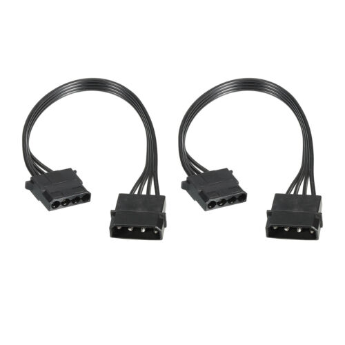 Hard Disk Drive Power Extension Cable, 4 Pin IDE to 4-Pin 220mm/8.7" , Pack of 2 - Afbeelding 1 van 6