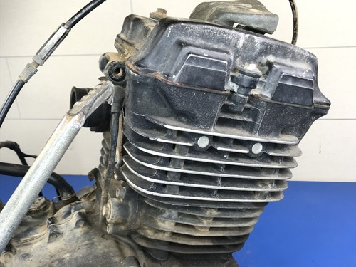 92 Yamaha XT350 XT 350 Complete Engine Motor Cylinder Head Cases Bottom End - Foto 3 di 18