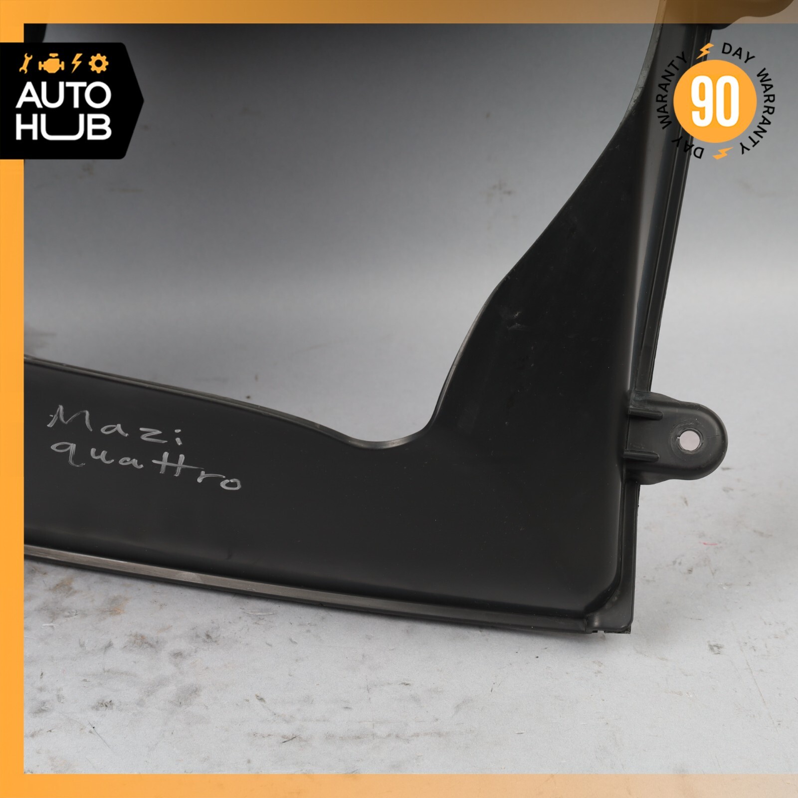 2014 Maserati Quattroporte Front Left Side Intercooler Duct Shroud 670002899 OEM