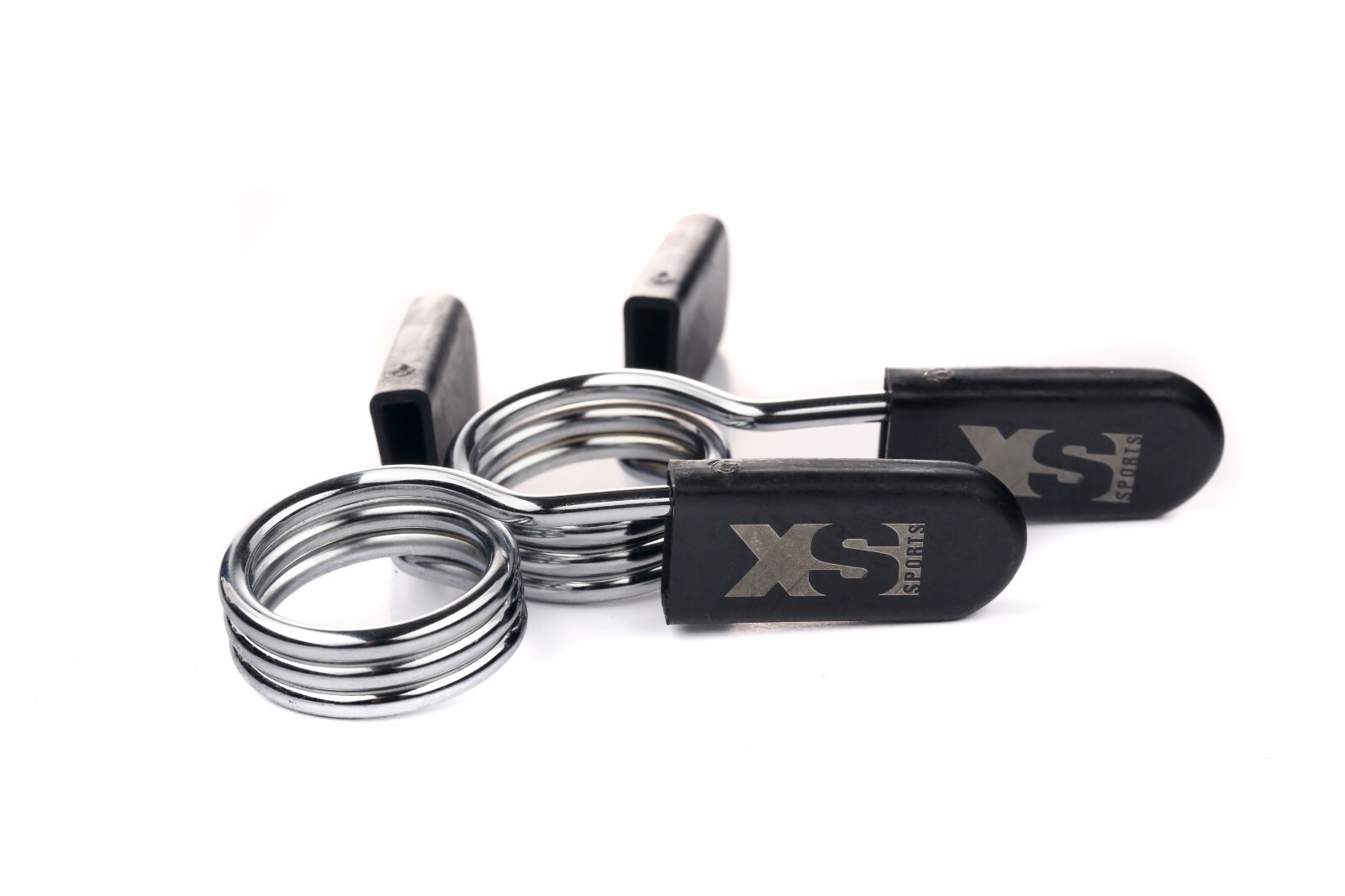2 x 1" MORSETTO A MOLLA COLLARE CLIP PER BARRA PESI MANUBRI PALESTRA FITNESS ATTREZZATURA foto 4