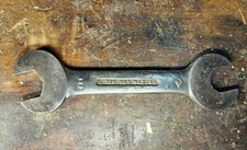 Vintage No. 629 JH Williams New York Pierce Arrow Open End Wrench 7/16 & 3/8