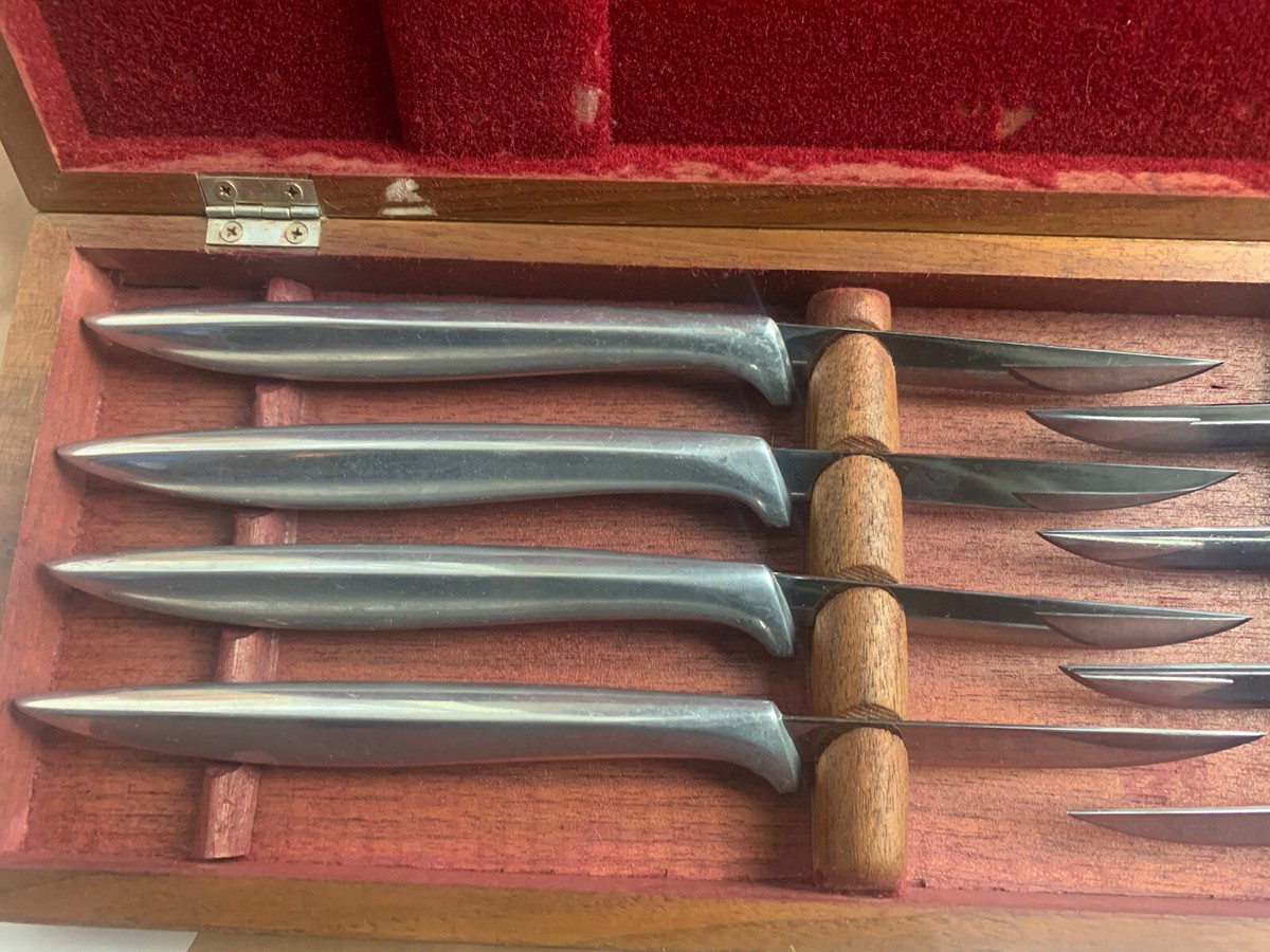  ガーバー　レジェンダリー　ブレード ミミング　ナイフセット VINTAGE GERBER MIMING LEGENDARY BLADES 8 PC STEAK KNIFE SET