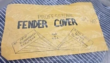 VINTAGE, Professional Fender Cover 36"x48" Rubberized Cotton Backing, NEW USA!!