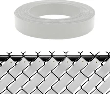 White View Blocking Privacy Tape Weave for Chain Link Fence 75m/250 ft Roll UV R