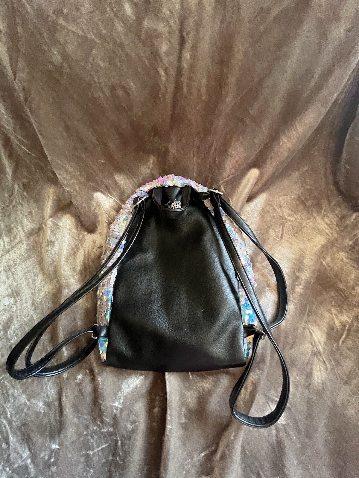 JUSTICE Sequence "S" Initialed Mini Backpack/purs… - image 4