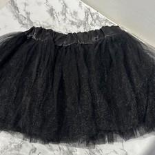Child  s Black Tutu One Size Tall 12  2 Layer And Lining