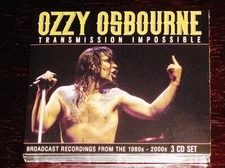 Ozzy Osbourne: Transmission Impossible 1980s-2000s 3 CD Set 2024 UK Digipak NEW