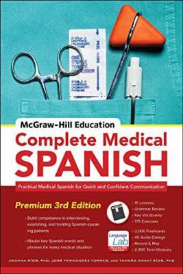 McGraw-Hill Education Complete Medical Spanish: Practical Medical Spanish - GOOD
