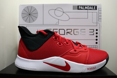Men's Nike PG Paul George University Red Size Brand New -DS