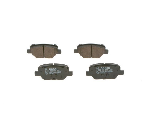 Bosch 0 986 495 393 Bremsbelagsatz, Scheibenbremse Passend FüR Fiat-image