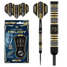 24 gram  MICHAEL VAN GERWEN WINMAU TRILOGY 90% TUNGSTEN  STEEL TIP DARTS