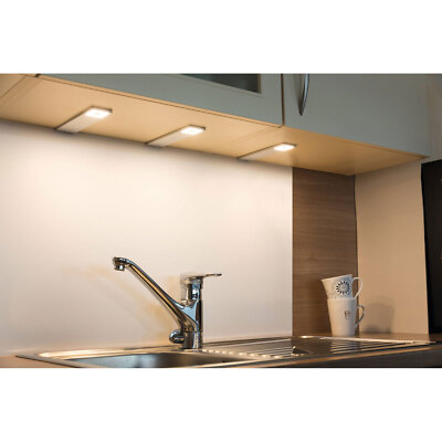 Heitronic 23019 Color Changing Dimmable Plinth LED Light Set Curtain