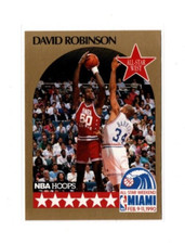David Robinson 1990 NBA Hoops All Star West Gold Card - Spurs (HOF)