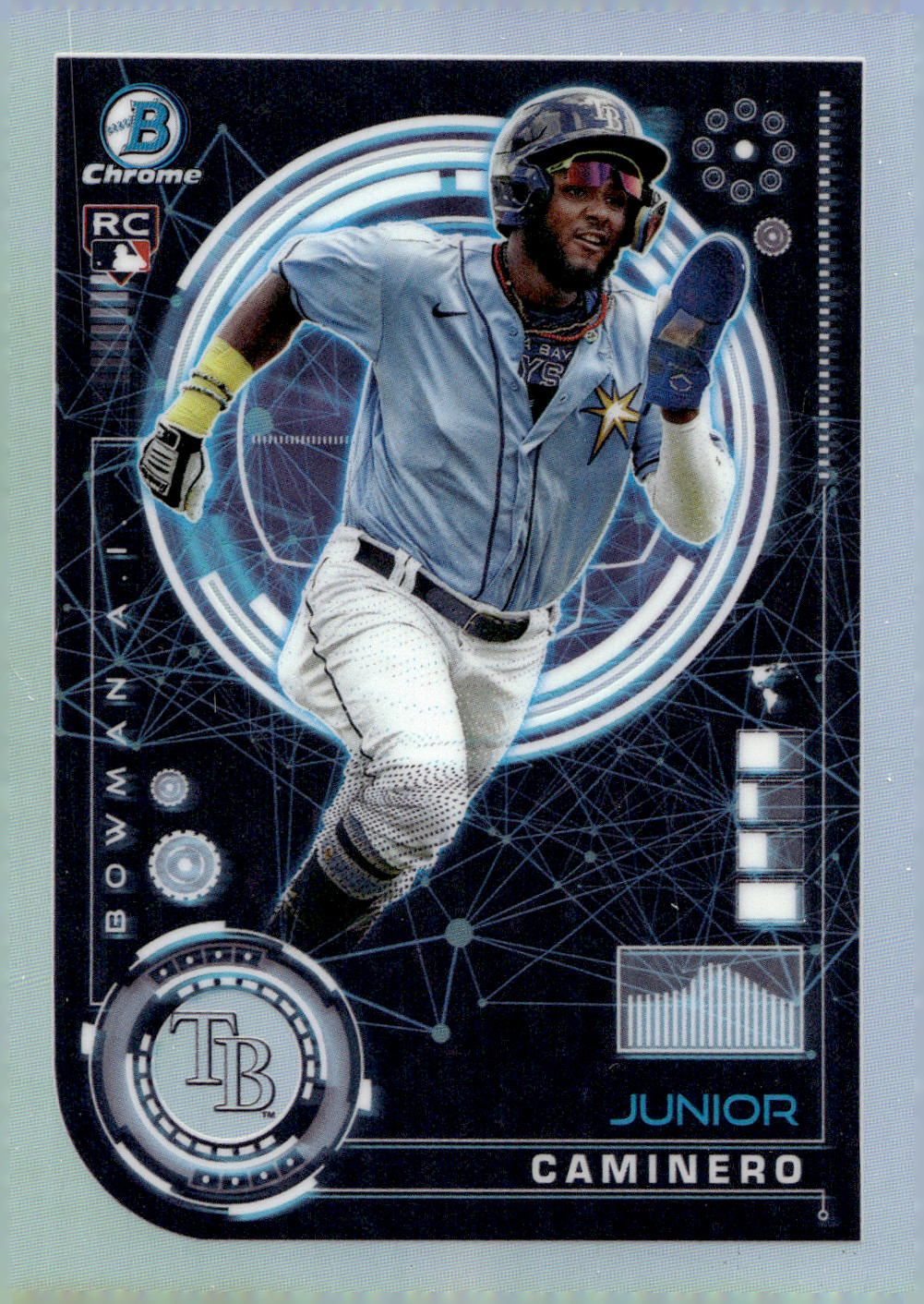 2024 Bowman - Bowman Ai Junior Caminero #BAI-20 (RC) Rays