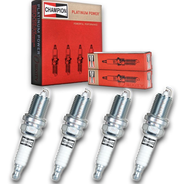 4 pc Champion Platinum Spark Plugs for 2000 Toyota Echo 1.5L L4