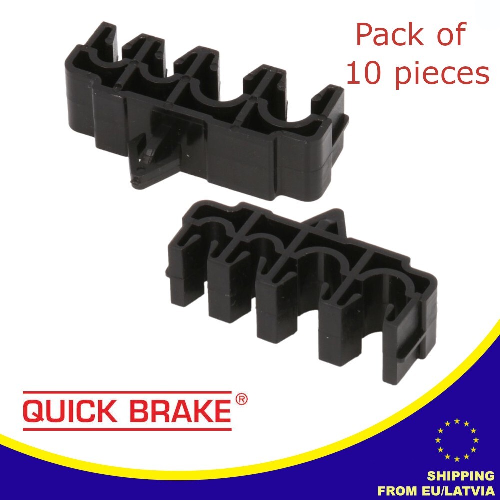 10 X Plastic Brake Line Pipe Mounting Holder Clips 5mm 8mm 3/16 5/16