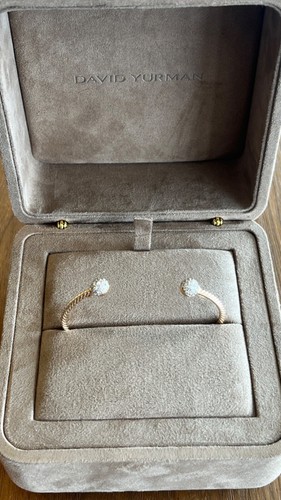 DAVID YURMAN 18K 750 YELLOW GOLD DIAMOND 0.82CTW SOLARI CABLESPIRA® BRACELET - Picture 11 of 11