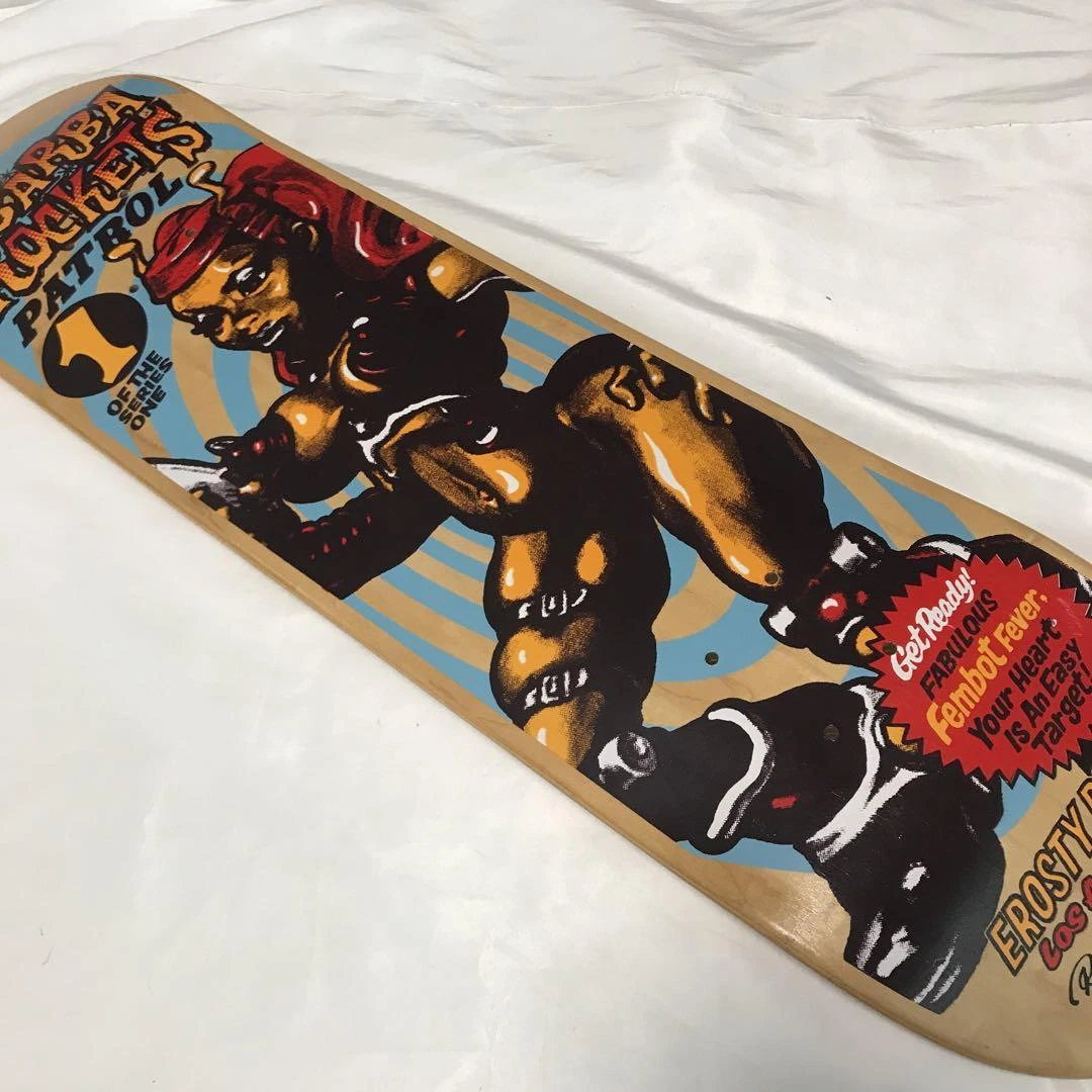 Rockin' Jelly Bean skateboard deck Barba Rockets EROSTIKA