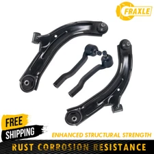 Front Suspension Lower Control Arm & Outer Tie Rod End Kit for Nissan Cube Versa