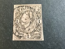 ICOLLECTZONE German Saxony 10 VF used CDS