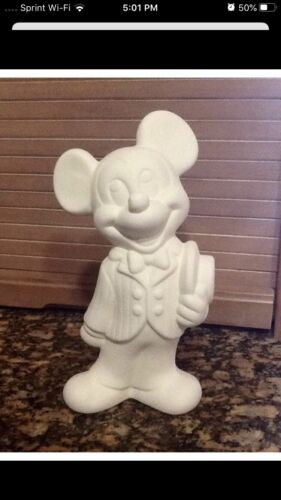 Disney Mickey Mouse Ceramic Bisque Ready to Paint - Picture 1 of 2
