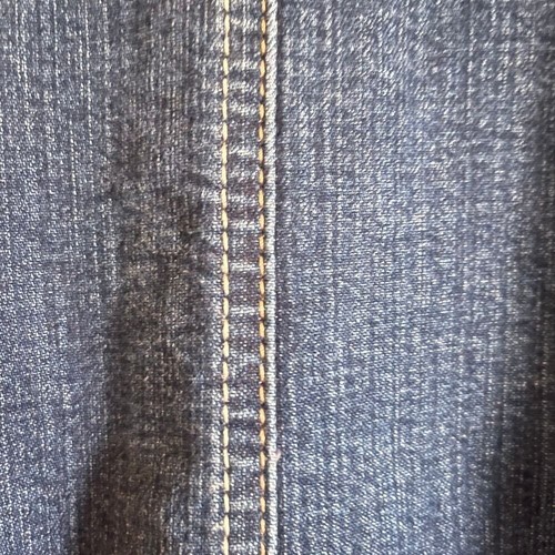 Bandolinoblu big stitch Denim Jacket Button-Front Mandarin Collar multi pocket L - Picture 12 of 13
