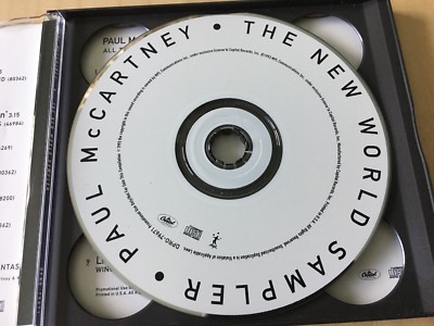 PAUL McCARTNEY New World Sampler/All The Best UNPLAYED PROMO ONLY