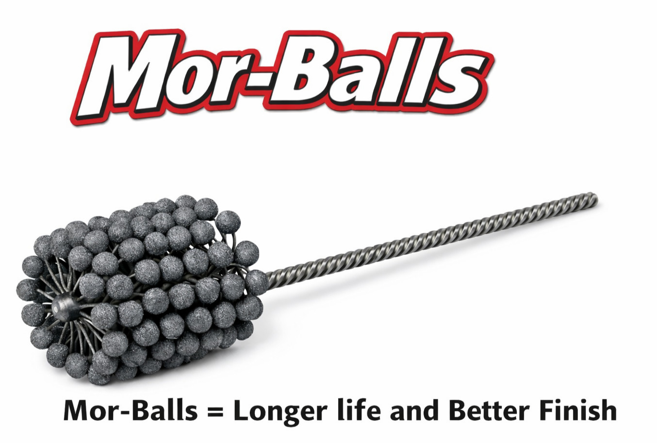 7/8" .84 LIFTER BORE HONE Flexi-Hone BallType MOR-BALLS 180 Grit Free24HrShip