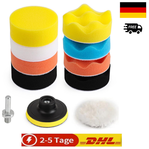 Kshineni 80Mm Polieraufsatz Akkuschrauber 11Tlg Poliers-image