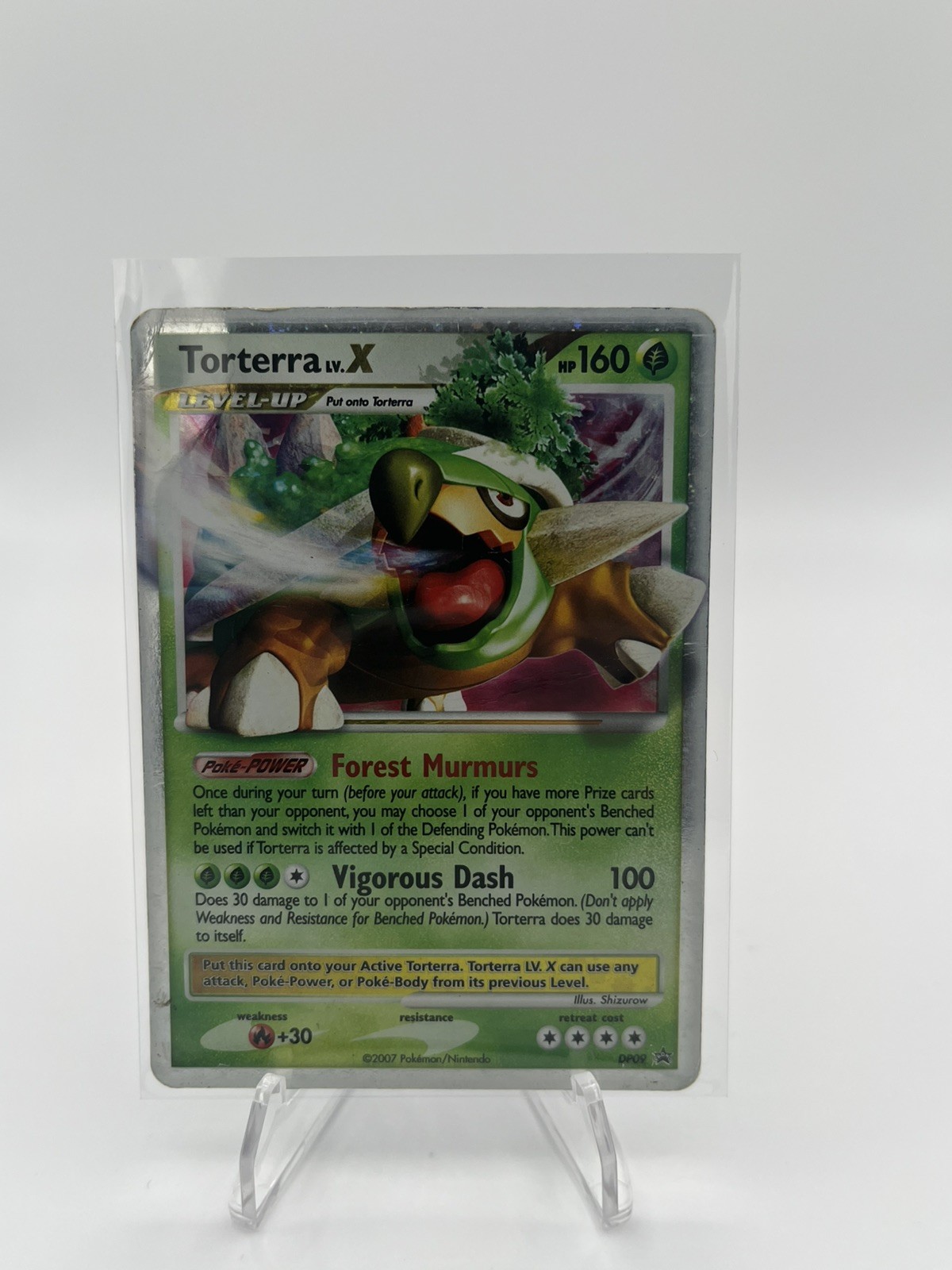 Pokémon Torterra LV.X DP09 Diamond & Pearl Promo Holo English 160 HP 2007