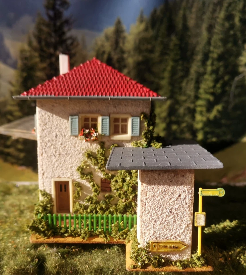 Faller Holz 213 Postamt Post Haus alt antik 50er Jahre - Bild 2 von 4