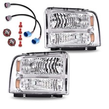 Headlights Assembly Fit 1999-2004 Ford F250 F350 F450 F550 Super Duty Headlights Assembly Fit 1999-2004 Ford F250 F350 F450 F550 Super Duty