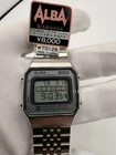 RARE Vintage Seiko ALBA WT012B Alarm Chronograph Digital Watch NOS with Tags