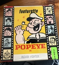 POPEYE in INDIAN FIGHTER - original Super 8 film Kiddie movies Atlas