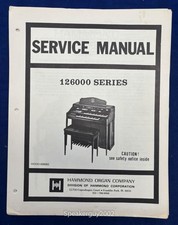 Original Hammond Organ Service Manual / 126000 Series -- CS2