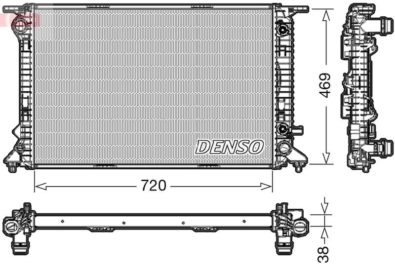 Radiator fits AUDI Q5 8RB 3.0D 12 to 17 Denso 8K0121251AA 8K0121251AL 8K0121251Q - Image 38
