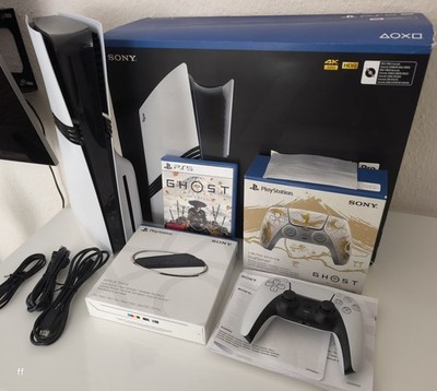 Sony PlayStation 5 Pro 2TB mit Disc-Laufwerk, Standfuß und Controller
