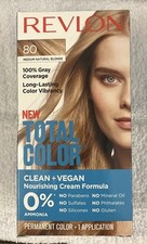 Revlon TOTAL COLOR # 80 MEDIUM NATURAL BLONDE Hair Color Clean + Vegan