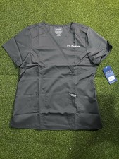 UT Physicians  Men's Medium Scrubs Cherokee Authentic Workwear Charcoal NWT