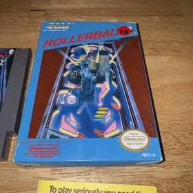 1989 Rollerball Nintendo NES Complete in Box CIB