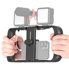NEEWER A104D Phone Video Rig - Cold Shoe, 1/4" Thread, for iPhone